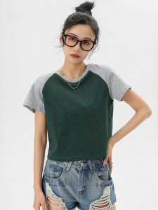 Warrior | Cotton Contrasting Short T-shirt