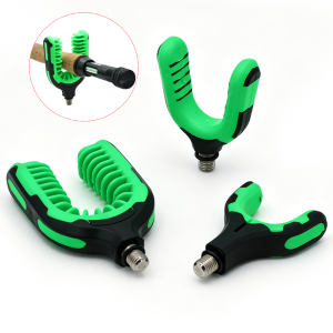 U-Shape Fishing Rod Holder Rest Head For Holder Head Thread Prevent Slipping Fishing Tackle Gripper Rest Gripper Rod Butt Rests