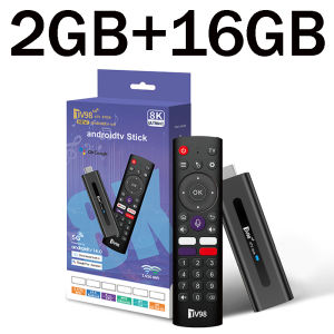 TV Stick 8K 4K Streaming Android 14.0 Smart TV98 ATV stick Dual-Band WiFi 4G 5G Portable Media Player BT5.0 HD Smart TV