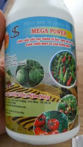 Mega Power Chế Phẩm Trừ Nấm Bệnh Sinh Học Thán Thư Thối Nhũn Rỉ Sắt Phấn Trắng - Chai 500ml
