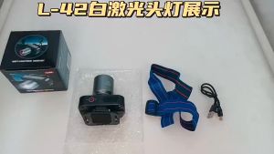Senter Kepala Cahaya Recharge dengan USB-C 150W Fokus & Penyebaran Zoom 1000 Lm L 666 L 555 AN