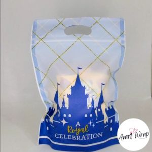 (50 PCS) PP1006 Prince Crown Royal Loot Bag Chips Bag Chipsbag Zip Candy Party Giveaway Souvenir