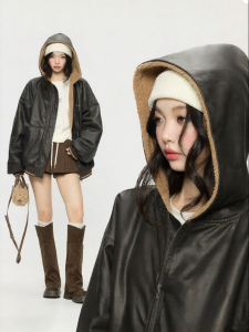 Turn Signal | Casual Loose Fleece Thickened Jacket