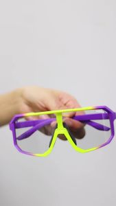 SCVCN Photochromic Cycling Sunglasses Glasses Mens UV400 Women Sports Eyewear for Men Cycl Road Mountain Bike Bicycle Goggles