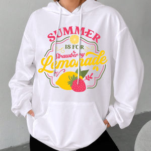 Summer Is For Strawberry Lemonade Print Iron-On Transfers Stickers For T-Shirts/Bags DIY Washable Heat Transfer Sticker