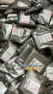 Celana Jeans Pria Cargo Stitching Ripped Stretch PDL Skinny Fit Hitam Destroy Premium