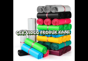 Polymailer 15x25 Isi 100 Pcs Berbagai Warna hitam putih silver biru orange ungu pink hijau