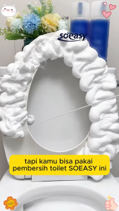 Pembersih Toilet Bowel Cleaner So Easy Foam Spray  – Spray Busa Tebal Aroma  Bersihkan Toilet Tanpa Sikat Steril 99% Anti Percikan Tidak Iritasi / Foam Pembersih WC / Cairan Pembersih Toilet / Pembersih Kloset & Kamar Mandi / Toilet Cleaner Jepang