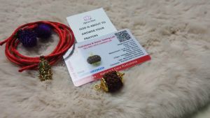 Original Rudraksha 4 Mukhi(4 Faces/ 4 Mugam)Rudraksha Bead With Lab Certificate