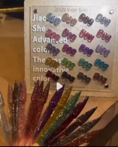 Set sơn móng tay nhũ flash Jiao Yan She 20 màu nail - Bộ sơn gel nhũ flash