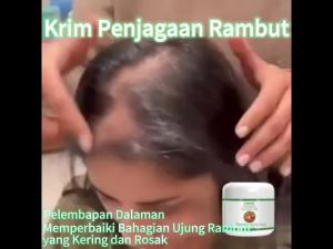 OUHOE  Krim Penjagaan Rambut   Membaiki Hujung Rambut Kering dan Rosak Urut Kulit Kepala Melembap Dalam Penjagaan Rambut Licin
