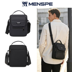 MENSPE Men Bags Fashion Shoulder Bag Cross Body Bag Casual Handbag Multiple Pocket Design Large Capacity Waterproof Lightweight Casual Sport Street Bag for Travel Outdoor