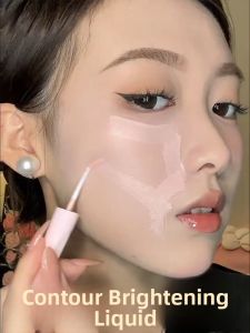 Matte Highlighting Contour Liquid for Facial Shading Concealing Dark Circles And Acne Marks Beauty Tool with Bone Aesthetic