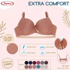 BH BRA SOREX 9852 TANPA KAWAT CUP BESAR A-B XTRA COMFORT KAIT 2