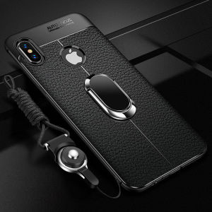 LANLIN For Huawei Mate 10 Pro/Mate 10 Phone Case Luxury Ultra Slim Leather Pattern Soft TPU Rubber Shockproof Protective Bumper Casing Back Cover For Huawei Mate 10 Pro Case With Free Ring Stand Holder & String