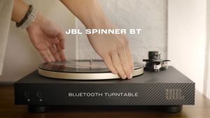 JBL Spinner BT Bluetooth Turntable by Pro Gadgets - เครื่องเล่นแผ่นเสียง ผ่านเซิร์ฟเวอร์ Bluetooth และสร้างเพลงพ้องกัน