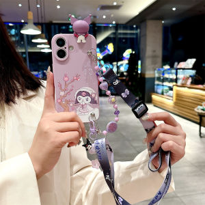 Kitty Cat Fun Poetic Phone Case with Bracelet Full Cover Anti-Fall for Huawei Nova13/12 Ultra Cartoon Nova11 SE Nova9 Z Cute Nova8 Protective Shell