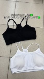 KID TEEN SPORT BRA/INNER WEAR/BAJU DALAM ANAK/BAJU DALAM KANAK-KANAK COTTON READY STOCK