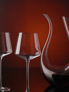 SG Stock｜2pcs Burgundy Red Wine Cup Crystal glass high-end wine glasses goblet glass 450ml