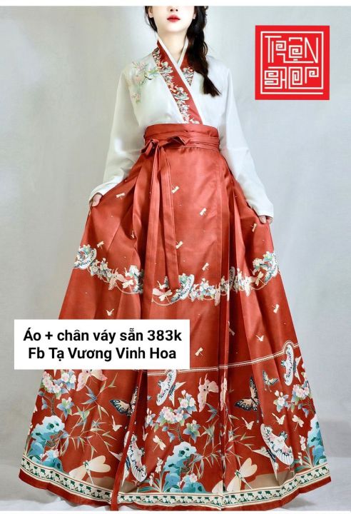 Hán phục Dạ Huyền Ca chân váy 6 mét cổ trang cổ phong - Bộ | ThờiTrangNữ.vn