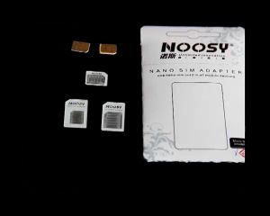 BỘ CHUYỂN ĐỔI SIM VÀ QUE CHỌC SIM Áo sim khay sim Nano MicroSIM NanoSIM Adapter NOOSY FULL BOX GIÁ RẺ