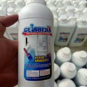 Paket 2 Botol 500ml GB PRO Cairan Pembersih Kerak Noda Porselen Sekali Kuas Free Kuas dan Pelindung Tangan - Glisbers pembersih kerak - pembersih kamar mandi