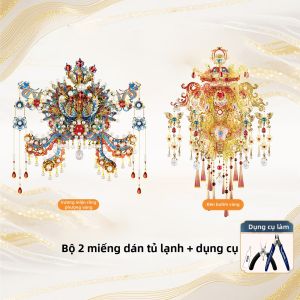 IRON STAR | Bộ Lắp Ráp DIY Đèn Cung Đình & Vương Miện Phượng Hoàng 3D Kim Loại