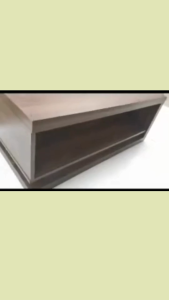 MYHOUSE FURNITURE TOME SERIES 3 FEET COFFEE TABLE  MEJA KOPI CABINET WALNUT GREY COLOR