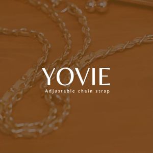Yovie Strap Rantai Kombinasi Kulit Sintetis