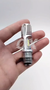 ⭐️Q&X_LED⭐️ไฟหน้ารถมอเตอร์ไซค์ LED 12V แสงสีขาว - แบบหลอด สว่างขัด มั่นคง H2