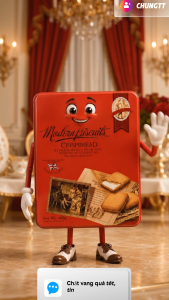 Bánh Quy Kẹp Kem Modern Biscuits Crispbread Hộp Thiếc 408g