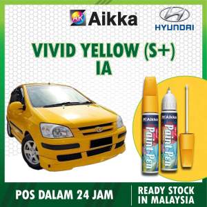 [ HYUNDAI GETZ ] Aikka Paint Pen Touch Up Paint Pen 2 in 1 Car Scratches Remover Cat Kereta Calar Cat Kereta