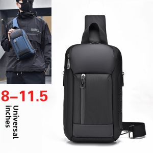 Mens Chest Bag for iPad pro 11 Inch Tablet Outdoor Carry Single Shoulder Slant Cross Mini 783 Inch Casual Leisure