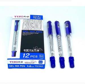 Pulpen Hitam/ Biru Tizo TG-340 (per lusin)
