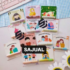 SAJUAL - Amplop Lebaran Sedotan 1 Pack isi 10 Pcs - Amplop Ampau - Angpao Custom - Amplop THR Idul Fitri