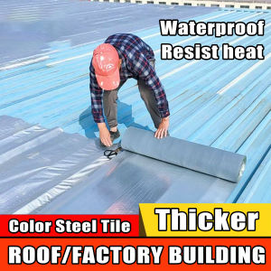 🔥Aluminum Foil Adhesive Tape🔥Pantapal Pandikit Sa Bubong Tape Butyl Rubber Foil Self Adhesive High temperature resistance For Roof Leaks Repair Sealant Repair Wall pipeline Repair Ship Tools