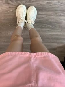 SUYE | Fashionable and Stylish Two-Piece Outfit with Long-Sleeve Top and Denim Skirt