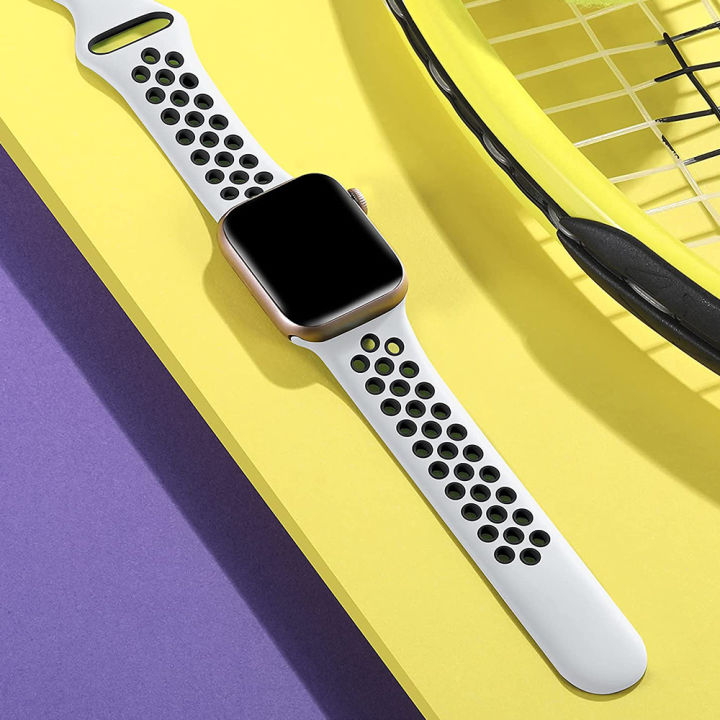 Silicone Strap For Apple Watch 49mm 45mm 44mm 42mm 41mm 40mm 38mm