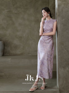 JK&JS | Summer New Style Chinese-Style Cheongsam Maxi Dress
