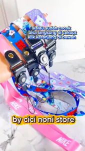 Tali Panjang Adjustable untuk Gantungan Kunci Desain Sporty Nyaman Random Per Pcs