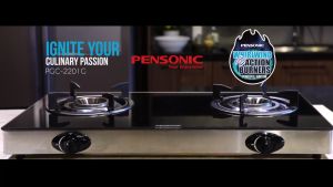 Pensonic PGC-2201G│Aiwa AGS-1212G│Cornell CGS-G122 2 Burners Gas Stove Gas Cooker Tempered Glass Panel Dapur