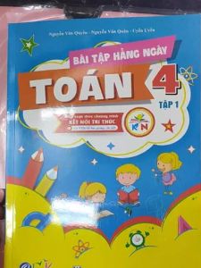 Sách - Bài tập hằng ngày Toán 4 - Bộ kết nối tri thức với cuộc sống - NXB Hà Nội