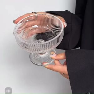 ถ้วยแก้วไอศครีม  ทรงกลม  รุ่น 4116