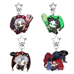 Game The Freak Circus Pierrot Harlequin Teresa Cosplay Costume Key Chains Acrylic Keychain Pendant Gifts