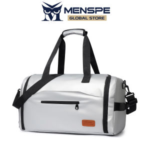 MENSPE Mens Travel Bag Sports Backpack Fashion Luggage Shoulder Bag With Independent Shoes Pocket Handbag Outdoor Sling Bag Gym Fashion Men Women Dry Wet Separation Portable Travel Yoga Swimming Bag