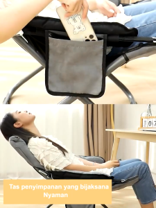 Kursi Malas Kursi Santai Lipat Kursi Santai dengan Sandaran Kaki Kursi Lipat Kursi Kantor Puff