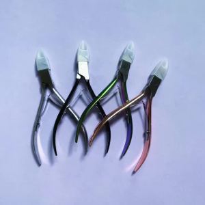 Stainless Steel Manicure Nail Ornament Remover Pliers Rhinestones Gems Removal Nail Tool Nail Unloading Nippers Chain Scissors