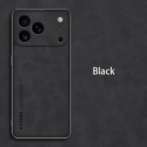 EUCAGR Luxury Sheepskin PU Leather Phone Case For iPhone 17Air 17Pro Max 17 Pro Protect Stand Back Cover For iPhone17Pro Max