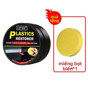 Sáp Phủ Nhựa Nội Thất Ô Tô Kem Đánh Bóng Da & Cao Su Sửa Chữa Phục Hồi Cho Xe Hơi 30ml-300ml