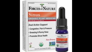 Dung dịch vi lượng đồng căn hữu cơ FORCES of NATURE Sinus hỗ trợ miễn dịch giảm tắc nghẽn xoang hắt hơi chảy nước mũi 10ml của Mỹ